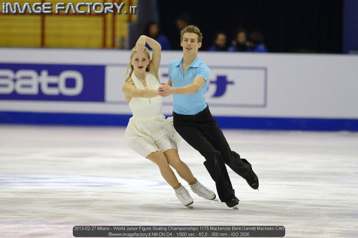 2013-02-27 Milano - World Junior Figure Skating Championships 1175 Mackenzie Bent-Garrett Mackeen CAN